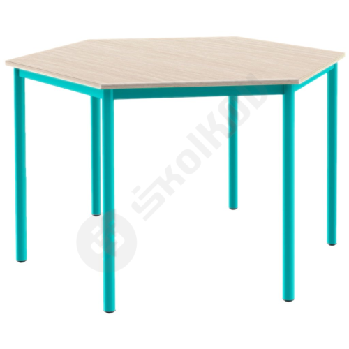 Stavitelný stůl šestiúhelníkový - trubkový (1 200 mm)