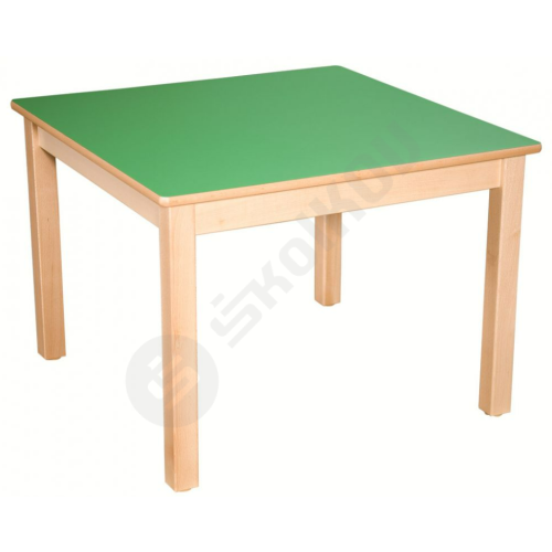 Celodřevěný stůl 800 x 800 mm