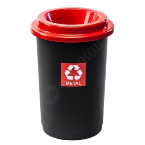 Plastový koš ECO BIN 50 l - červený