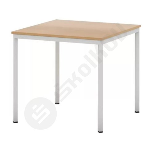 Stůl stavitelný čtvercový - trubkový (800 x 800 mm)