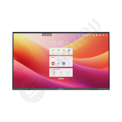 Interaktivní displej ADVANTouch vGAP 5 - dotykový displej na elektrickým stojanu