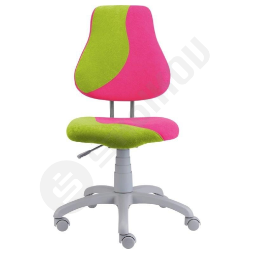 Dětská židle FUXO zeleno-růžová